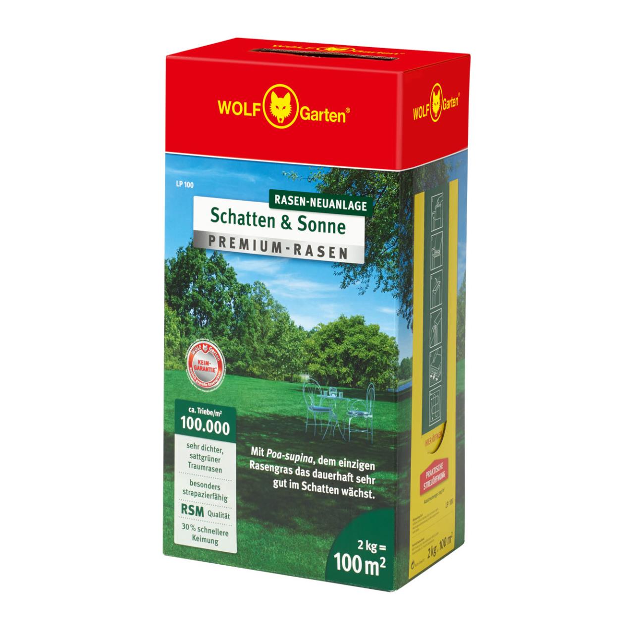 Samen Schatten & Sonne LP 100 Premium-Rasen