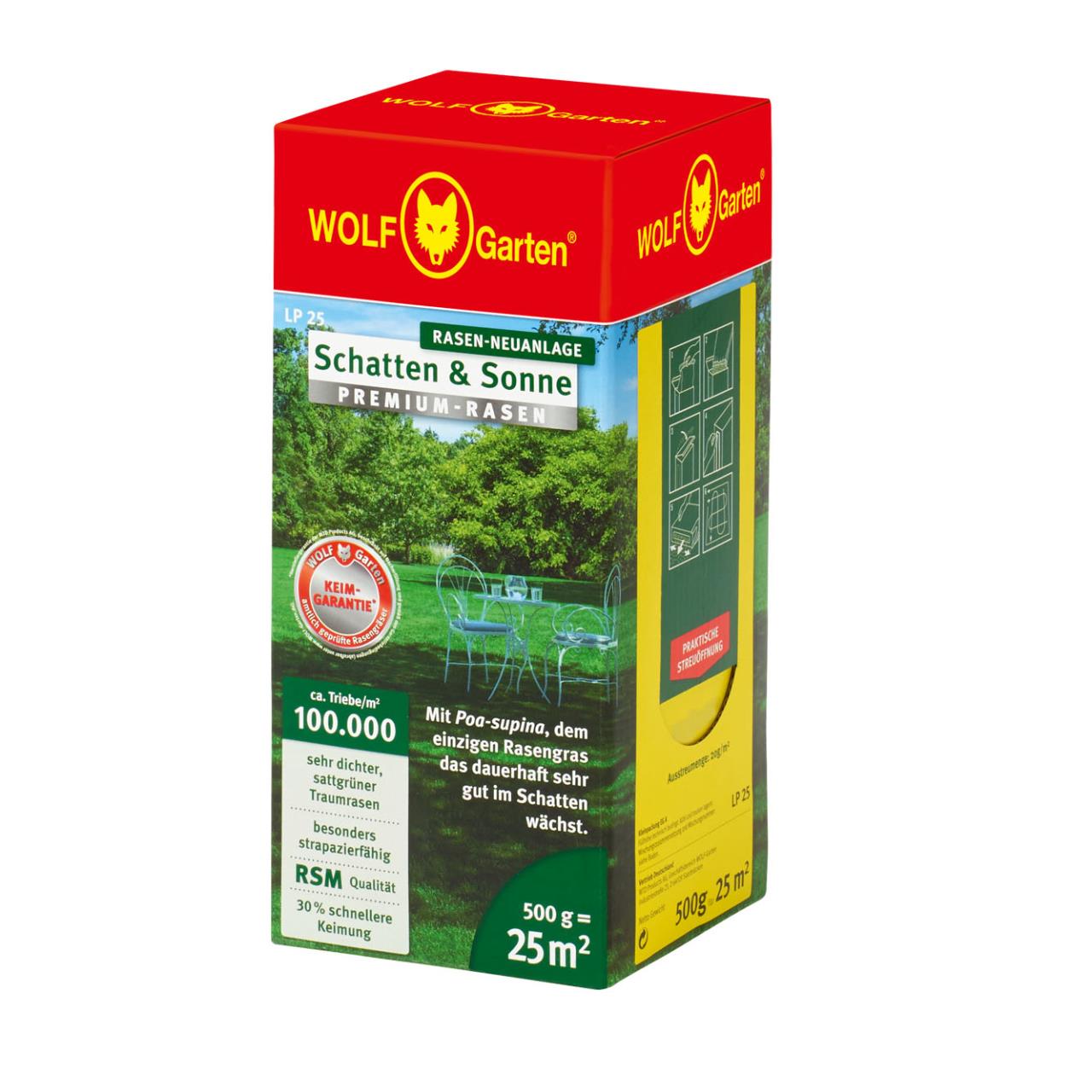 Schatten & Sonne Premium-Rasen LP 25