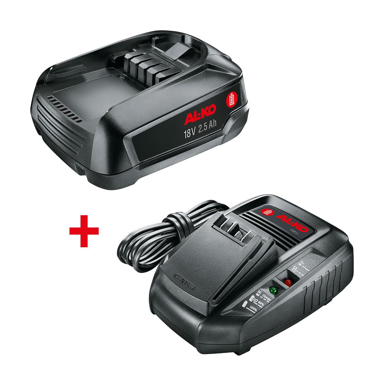 Akku-Vorteils-Set - inkl. Akku B50 Li (2,5 Ah) und Ladegerät C50 Li