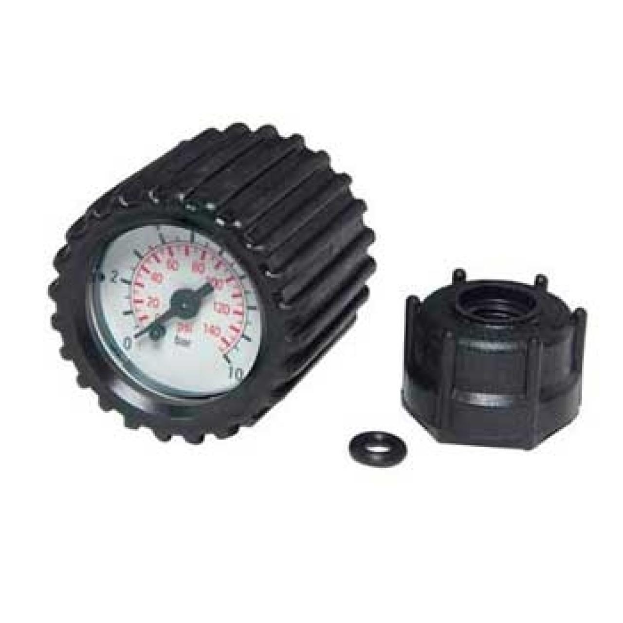 Manometer mit Anschlussteilen bis 6 bar Druck